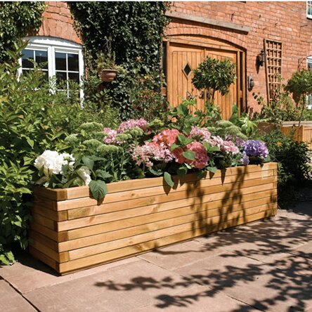 Rowlinson Rectangular Planter & Reviews | Wayfair.co.uk